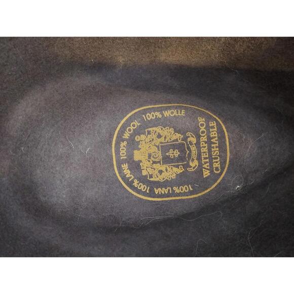 Jommi Hat Gray Womens 100% Lana Wool Made in Italy - Picture 5 of 6